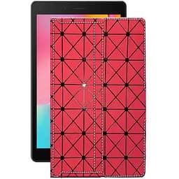 Чохол StatusCASE з екошкіри для планшету Samsung Galaxy Tab A8.0 2019 (T290) Червоний ромб