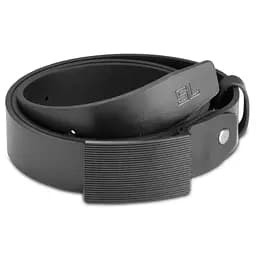 Ремінь чоловічий шкіряний Semi Line Black (P8233-0 L) 110 см