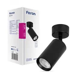 Накладной поворотный светильник Feron ML310 под лампу черный (32960)