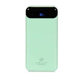 Повербанк 20000mAh Power Bank Kraft TPB-2020 Green 22.5W QC3.0 (43-00051)