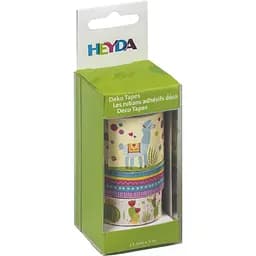 Набор бумажных скотчей "Лама" 2х15ммх5м, 30ммх5м Heyda