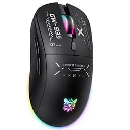Компьютерная мышка Onikuma беспроводная игровая аккумуляторная CW-935 Pro с RGB подсветкой и 3 режимами подключения