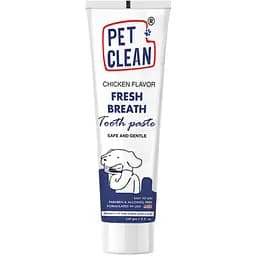 Зубна паста Pet Clean для підтримки здоров'я та гігієни зубів домашніх тварин з ароматом курки 100 г