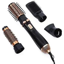 Фен щітка браш для волосся 4 в 1 Lexical Las-5203 обертовий стайлер укладання професійна гребінець
