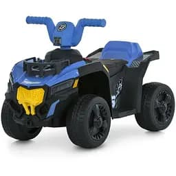 Дитячий електромобіль Bambi Квадроцикл 2 в 1 M 6237EBLR-4 до 25 кг