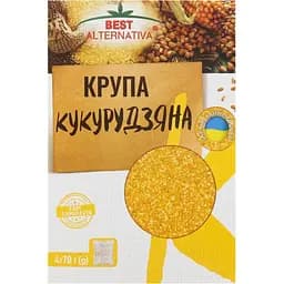 Крупа кукурузная Бест Альтернатива 280 г (4 пакетика по 70 г)