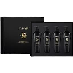Сет T-LAB Professional Royal Detox Pure & Glowing You Luxury Gift: шампунь 300 мл + кондиционер 300 мл + шампунь-гель 300 мл + крем 300 мл