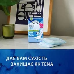 Урологічні прокладки Tena Lady Slim Extra 5 крапель 10 шт. - мініатюра 7