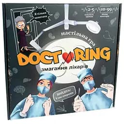 Настольная игра Strateg "Doctoring - соревнование врачей", украинский язык (30916)