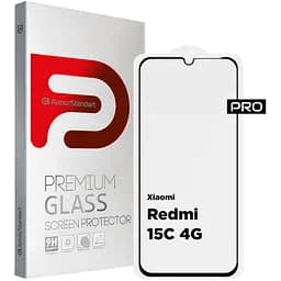Защитное стекло ArmorStandart Pro Glass для Xiaomi Redmi 15C 4G Black (ARM85416)  [148399]