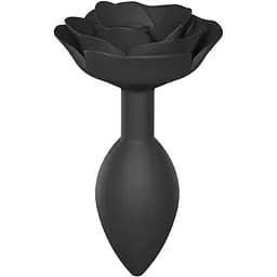 Силіконова анальна пробка Love To Love Open Roses L Size - Black Onyx