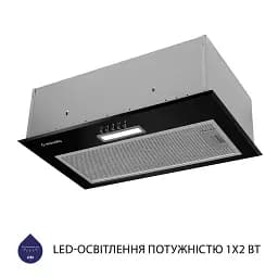 Витяжка повновбудована Minola HBI 5614 BL 1000 LED - мініатюра 3