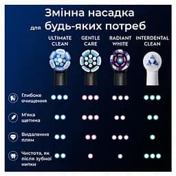 Змінні насадки до електричної зубної щітки Oral-B iO Максимальне очищення 4 шт. - мініатюра 6