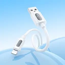 Дата кабель Borofone BX114 Structure USB to Lightning 2.4A (1m) White - мініатюра 4