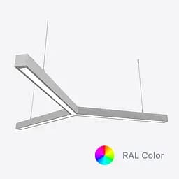 Світлодіодний світильник X-LED 90ВТ Y-подібний ral (Ø1230) LSNY-90c