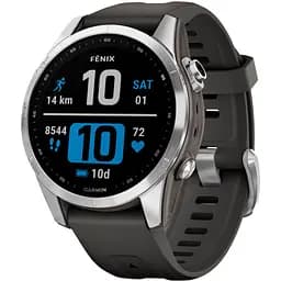 Смарт-часы Garmin Fenix 7S Standard Edition Silver with Graphite Band (010-02539-00/01) [77744]