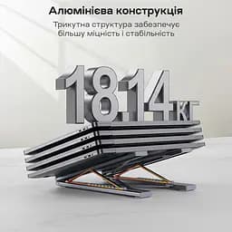 USB-C хаб-підставка 7-в-1 Choetech M57 HDMI 4K@30Hz, 2 USB 3.0, USB-C Data, USB-C PD 100W, SD-card, TF-card (43-00174) - мініатюра 9