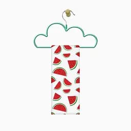 Пелюшки фланелеві Cosas Watermelon 80х100 см, червоні - мініатюра 4
