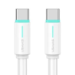 Дата кабель Usams US-SJ734 Bicolor Charging YR Ser. Type-C to Type-C 60W (1m)