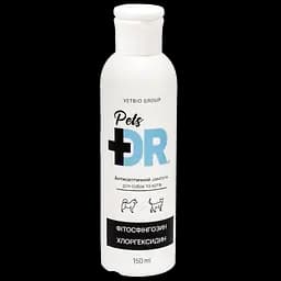 Шампунь для собак и кошек Dr.Pets, с фитосфингозином и хлоргексидином, антисептический, 150 мл (8004)