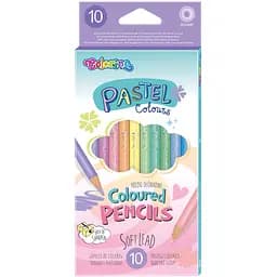 Набір кольорових олівців CoolPack Пастель 10 кольорів 10 шт. (80813PTR)