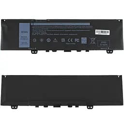 Акумулятор Dell F62G0 (Inspiron 13 5370, 7370, 7386) 11.4V 3166 mAh 38Wh Black