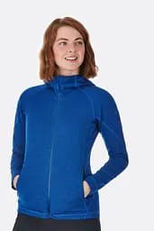 Флісова кофта Rab Nucleus Hoody wmns 14 Темно-синій