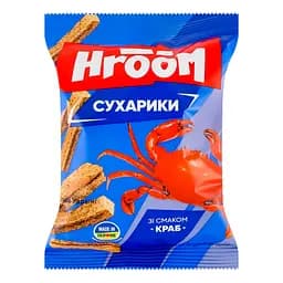 Сухарики житні Hroom! Краб 60 г