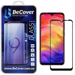 Стекло защитное BeCover Full Glue & Cover Xiaomi Redmi Note 7 Black (703190)