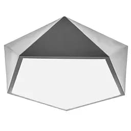 Светильник светодиодный настенно-потолочный накладной Brille WBL-19/24W WW BK