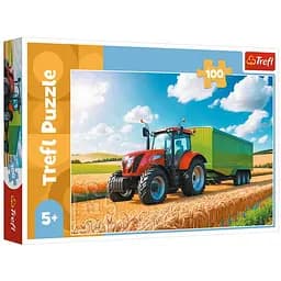 Пазл Trefl Сільгосптехніка: трактор з причепом 100 ел. (16494)