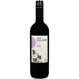 Вино Casa Galasso Vino Rosso червоне напівсолодке 0.75 л