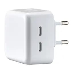Сетевое зарядное устройство Apple 35W Dual USB-C Power Adapter High c0py Белый