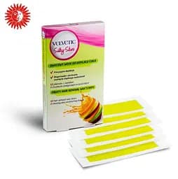 Восковые полоски для депиляции тела VELVETIC PROFI фрукты Fruity Hair Removal Wax Strips