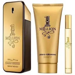 Набір Paco Rabanne 1 Million туалетна вода 100 мл + гель для душу 100 мл + туалетна вода 10 мл