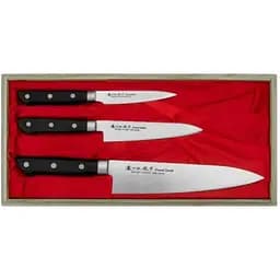 Набір із 3-х кухонних ножів у подарунковій коробці Satake Satoru (HG8364)