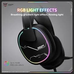 Навушники Onikuma ігрові X-91 Max з мікрофоном та RGB підсвіткою Геймерська дротова гарнітура для ПК PS4 PS5 Xbox - мініатюра 5