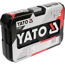 Набір головок торцевих Yato квадрат 3/8", М= 6-22 мм з інструментами 22 шт. (YT-38561) - мініатюра 4