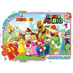 Пазлы детские Марио MAR02, 35 элементов