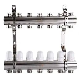 Коллектор с регуляторами и креплением ECO 001С 1″x7 000008837