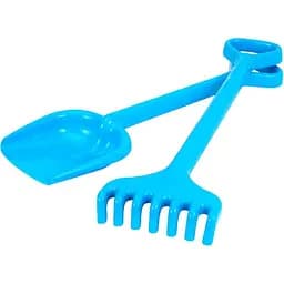 Набір лопатка та грабельки ТехнОк Гуллівер 1424TXK блакитний