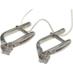 Золоті сережки Гаразд з фіанітами. 3532741