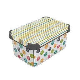 Контейнер для зберігання Qutu Style Box Colored Zigzag 5 л (6835538)