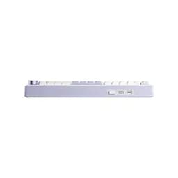 Клавіатура Aula F75 Gasket Greywood V3 switch Hot-Swap PBT Wireless/Bluetooth/USB White (6948391208640) - мініатюра 6