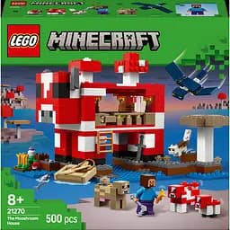 Конструктор LEGO Minecraft Грибной дом, 500 деталей (21270)