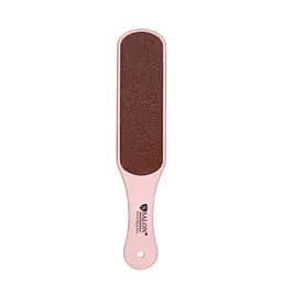 Терка для пяток двухсторонняя абразивная Salon Professional 814, Розовая