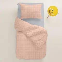 Дитяча постільна білизна в ліжечко ROSE GEOMETRY, рожевий (CellAshrose_Grey_140) - мініатюра 2