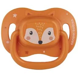Пустушка Canpol babies Cute Animals силіконова симетрична 18+ міс. помаранчева (34/926_ora)