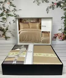 Постільна білизна Gray Сатин Преміум Romeo Home pbe0051830