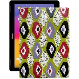 Чехол StatusCASE из экокожи для планшета Prestigio Wize PMT3771 3G Камни-цветные